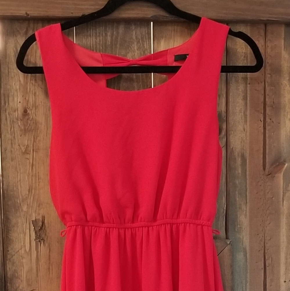 Red High Low Dress